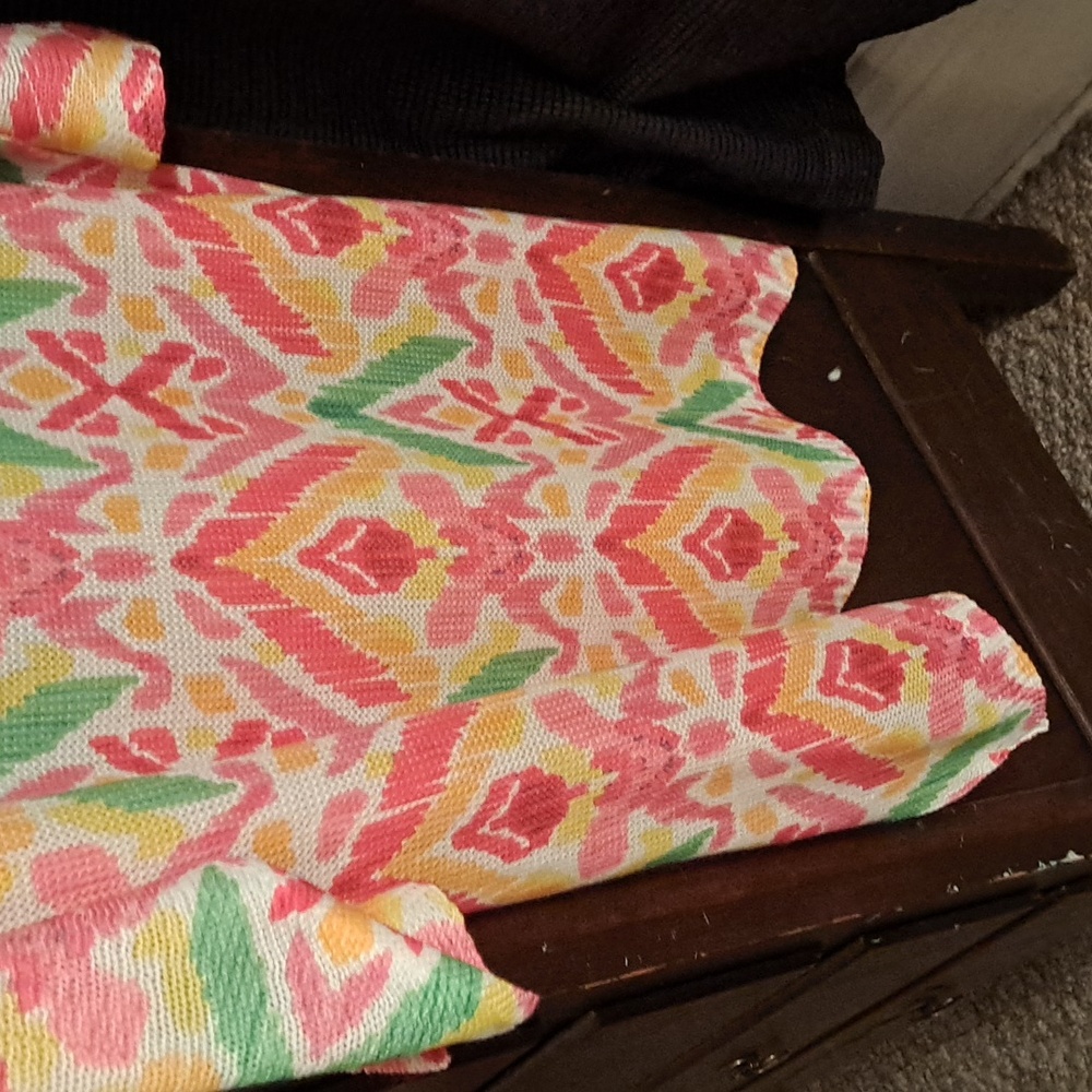 Woman's Multicolor Patterned Swimsuit Coverup - image 3